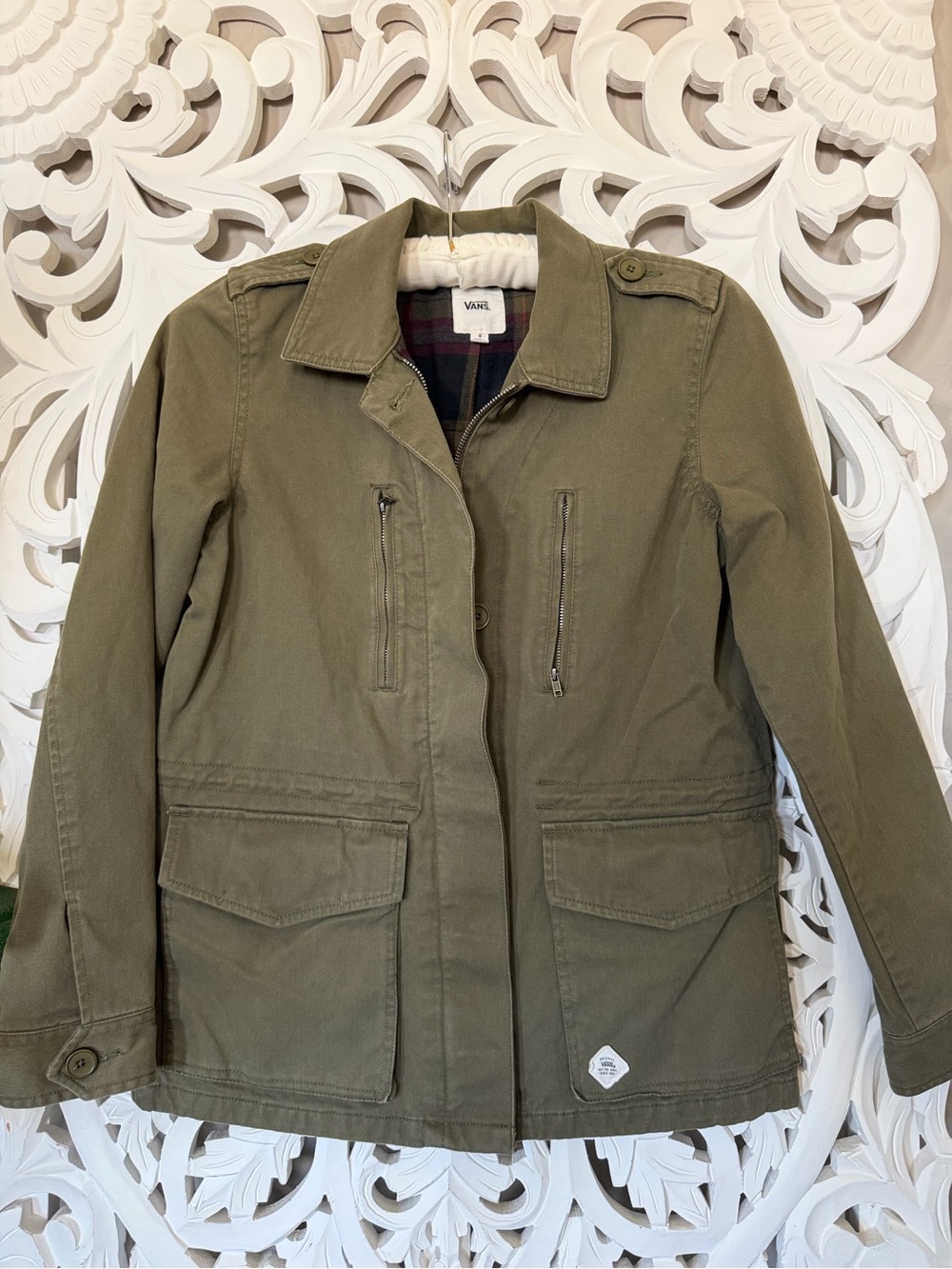Vans Olive Green Utility Field Jacket